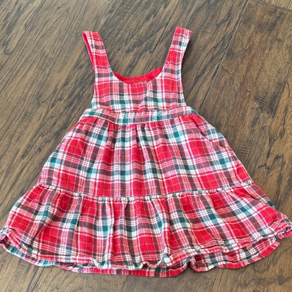 Cat & Jack plaid Christmas dress - Picture 1 of 5